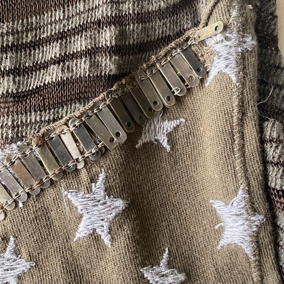 Free People green Stars and Stripes tank top - Picture 3 of 6